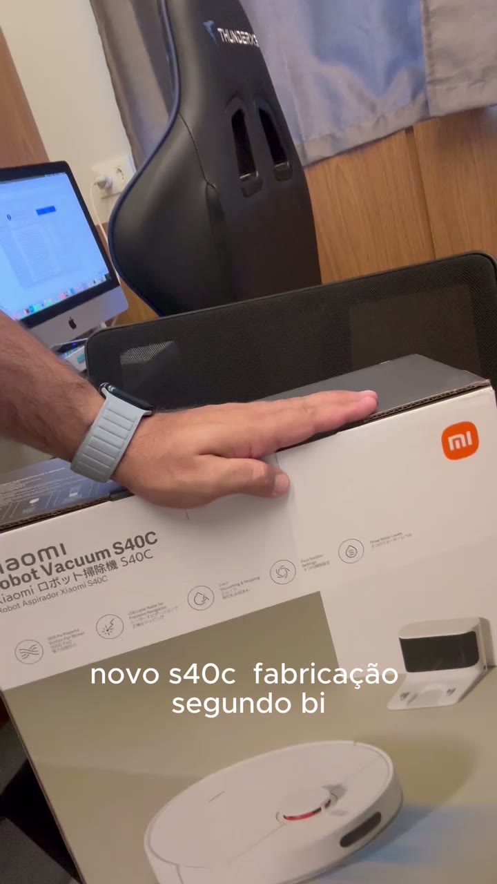 Prévia em vídeo do Robô Aspirador Xiaomi S40c